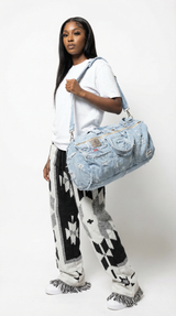 Light Denim Blue Duffle