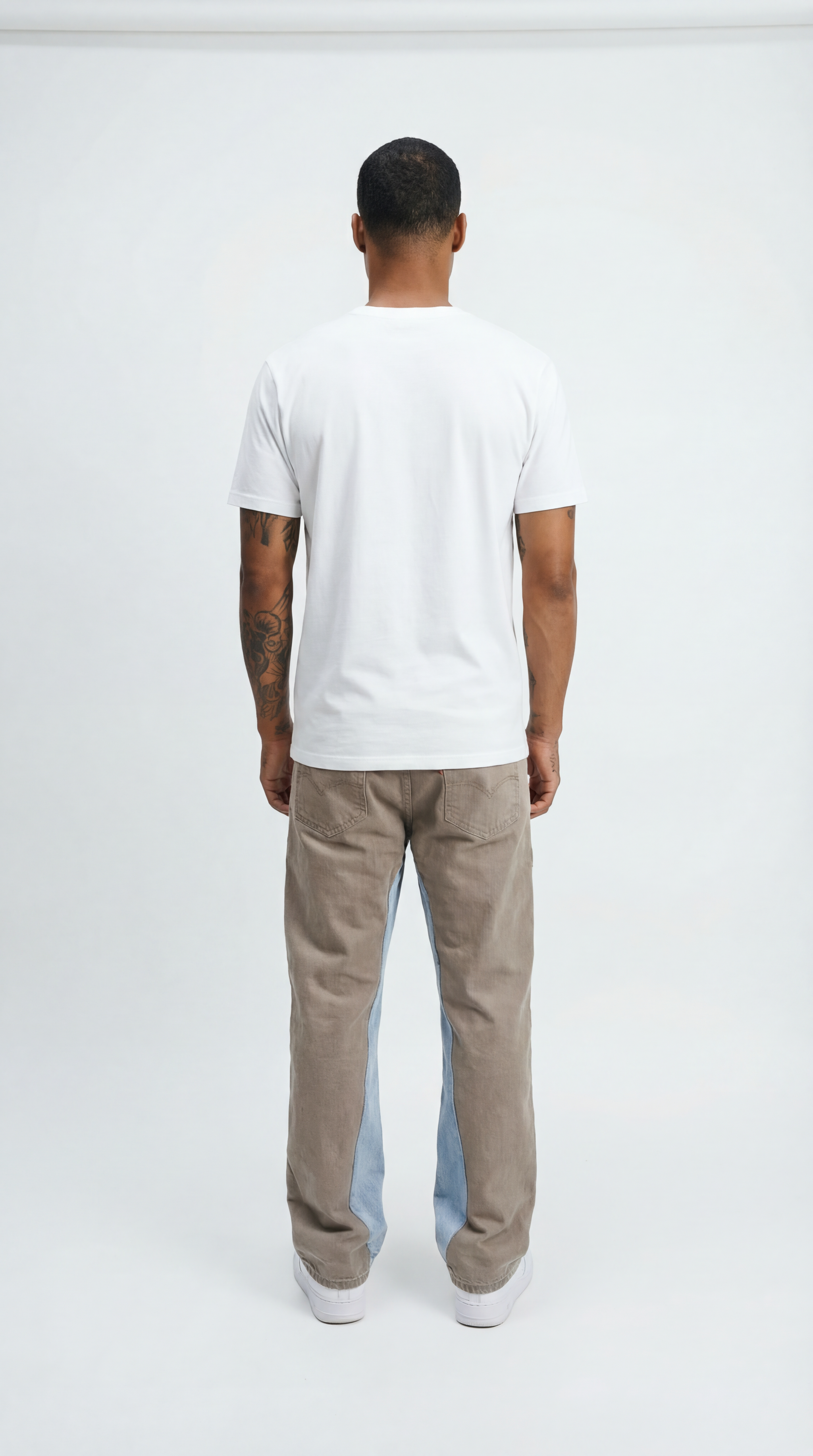 beige patchwork